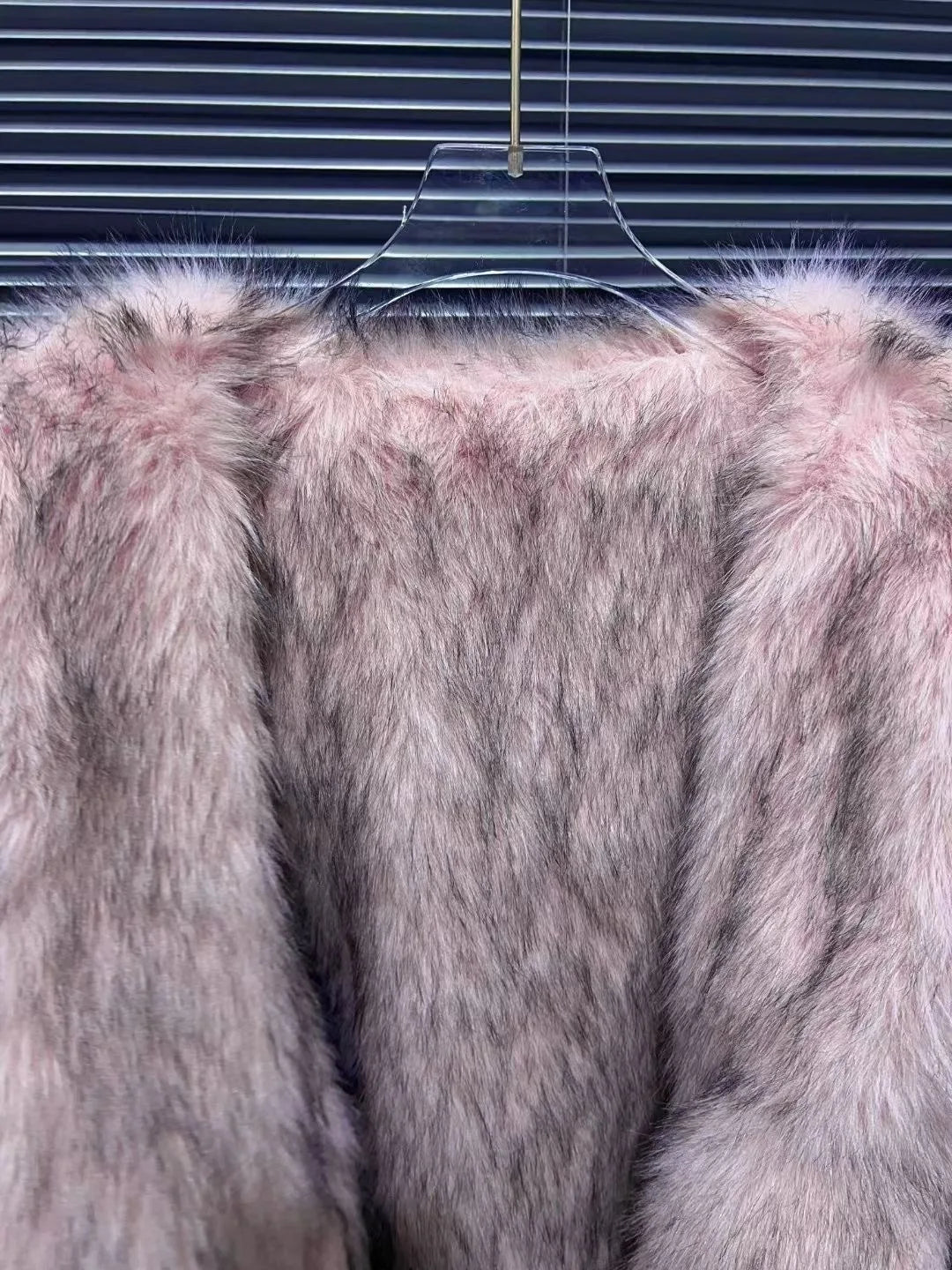 Reversible Black & Pink Fur Jacket - Festigal