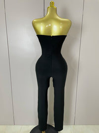 Rhinestone Bustier Bodysuit - Festigal
