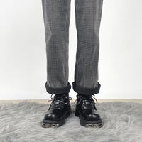 Futuristic Metal Platform Shoes - Festigal