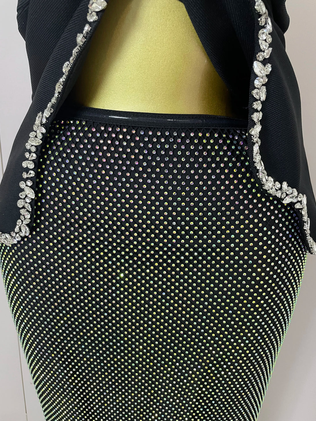 Asymmetrical Glitter Top & Maxi Skirt Set - Festigal