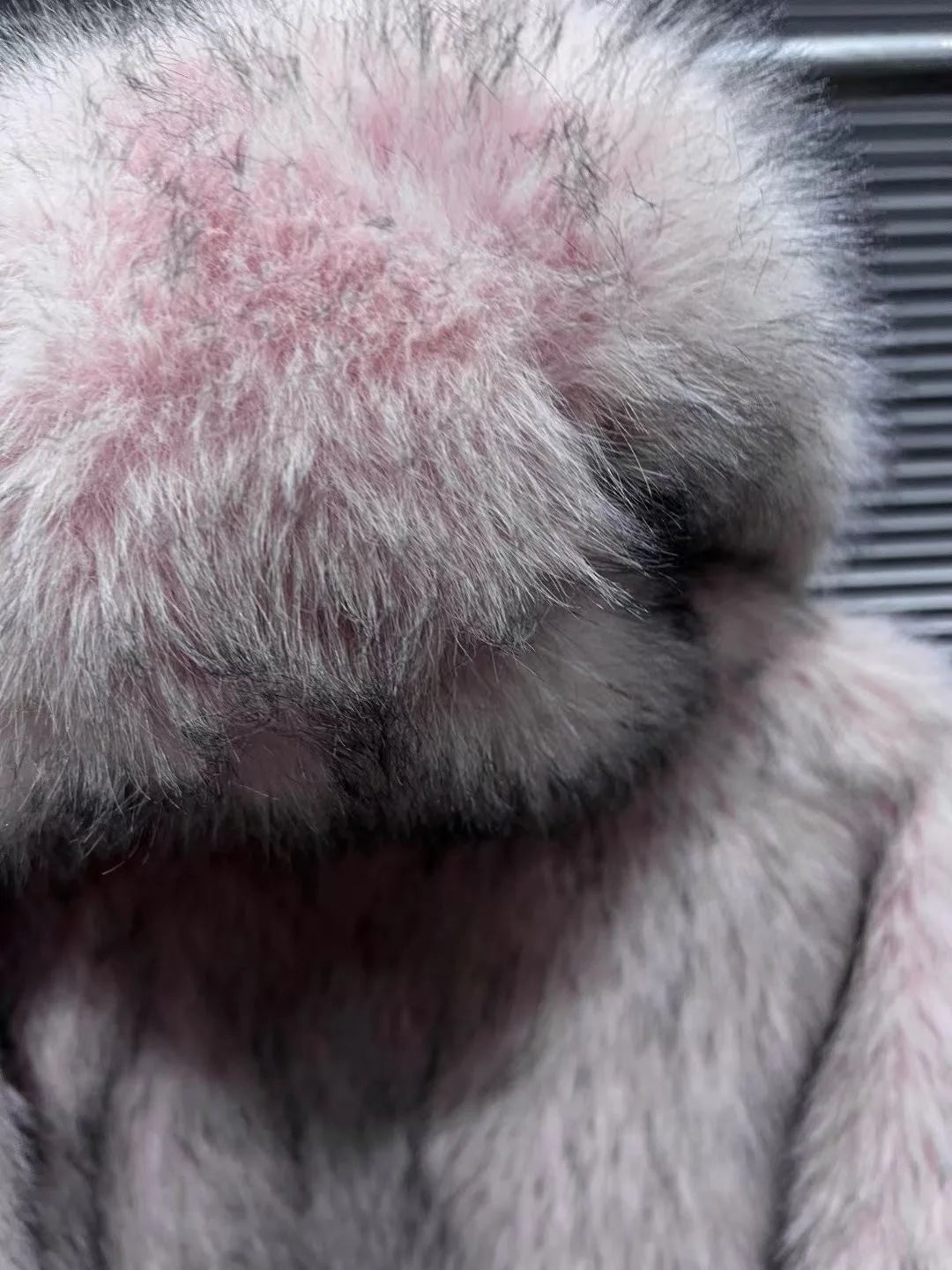 Reversible Black & Pink Fur Jacket - Festigal