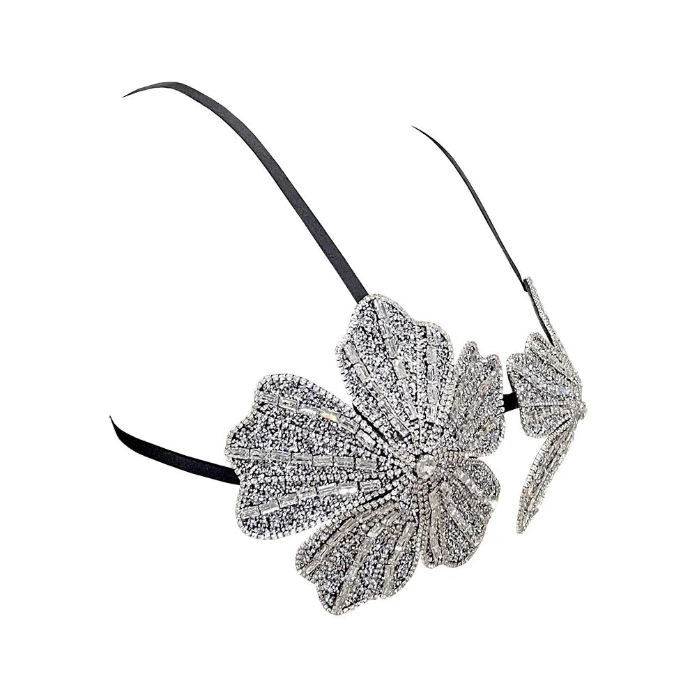 Rhinestone Flower Bralet