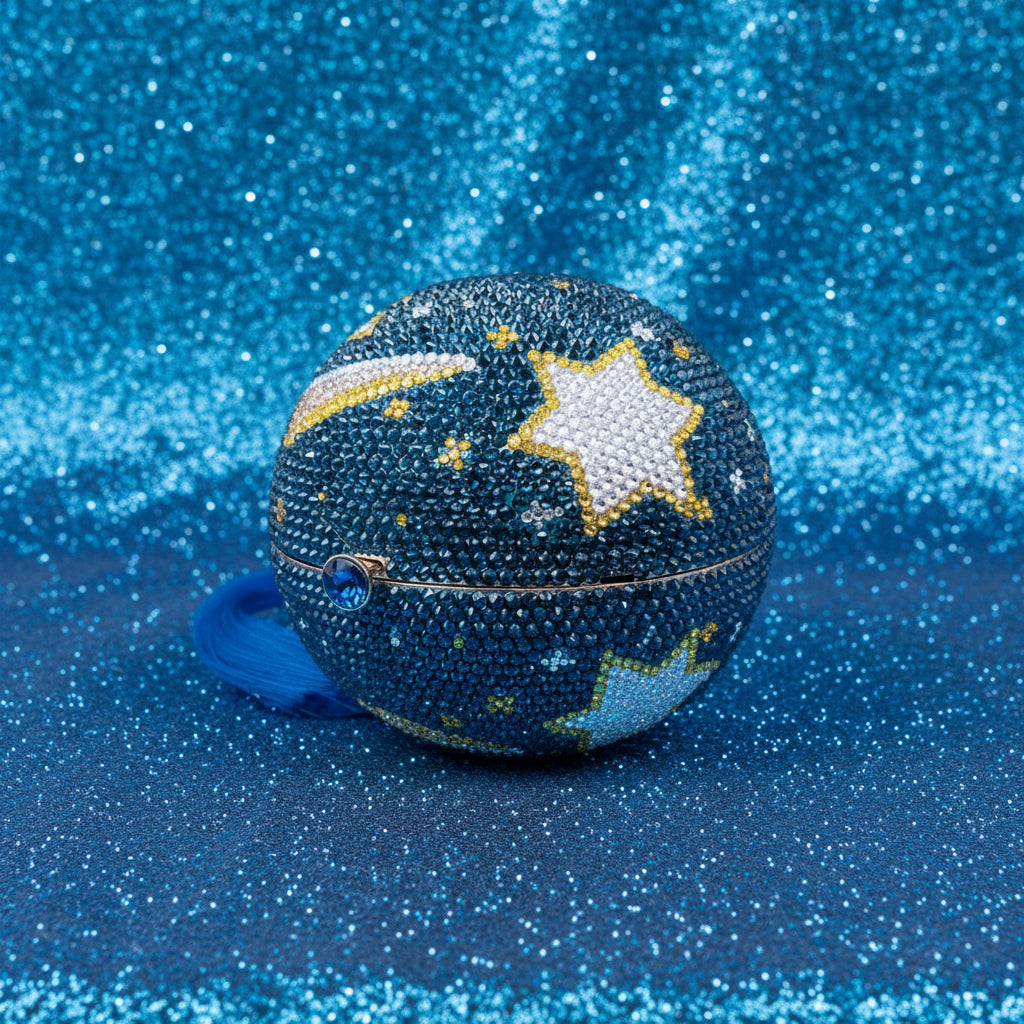 Celestial Sphere Rhinestone Bag