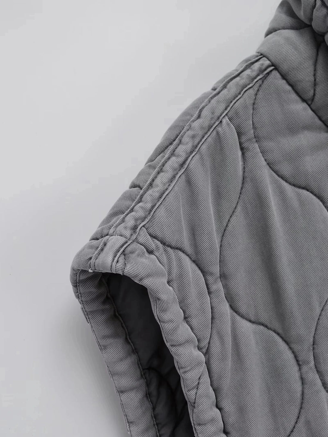 Grey Quilted Gilet - Festigal