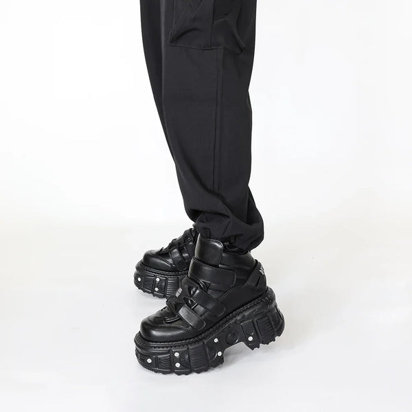Black Platform Boots - Festigal
