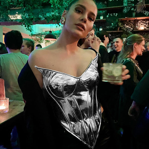 Statement Metallic Corset - Festigal