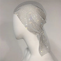 Rihanna Style Rhinestone Bandana - Festigal