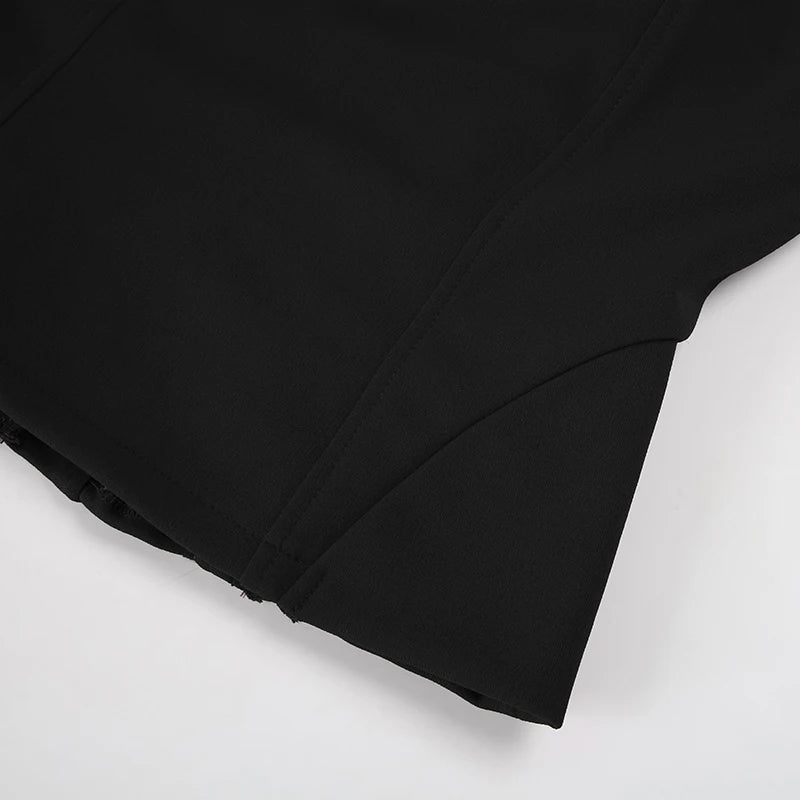 Lace Up V Neck Bandage Top - Festigal