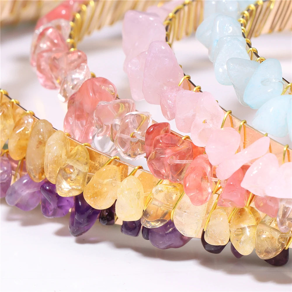 Crystal Chip Stone Hairband - Festigal
