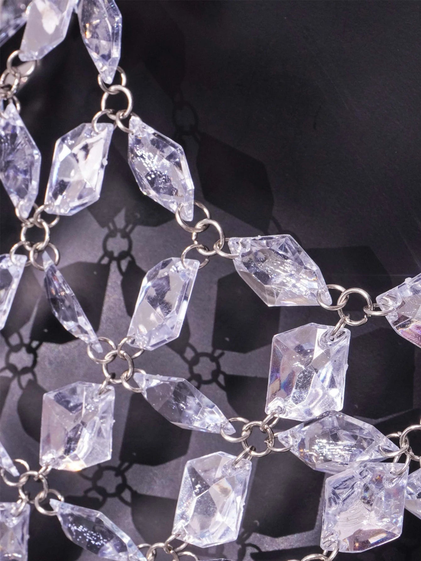 Rhinestone Hollow Out Dress - Festigal