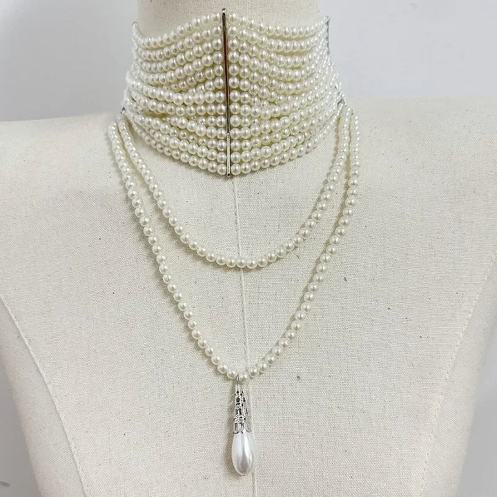 Freshwater Pearl Layered Necklace - Festigal