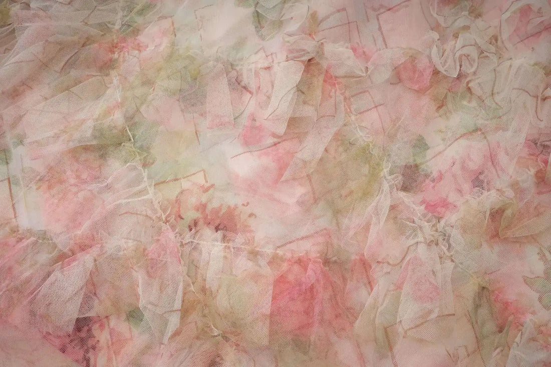 Floral Ruffled Embroidered Maxi Dress