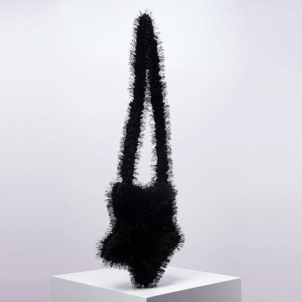 Faux Fur Star Crossbody Bag - Festigal