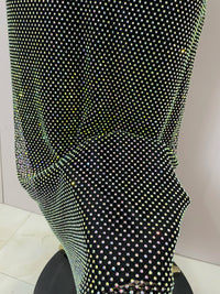 Asymmetrical Glitter Top & Maxi Skirt Set - Festigal