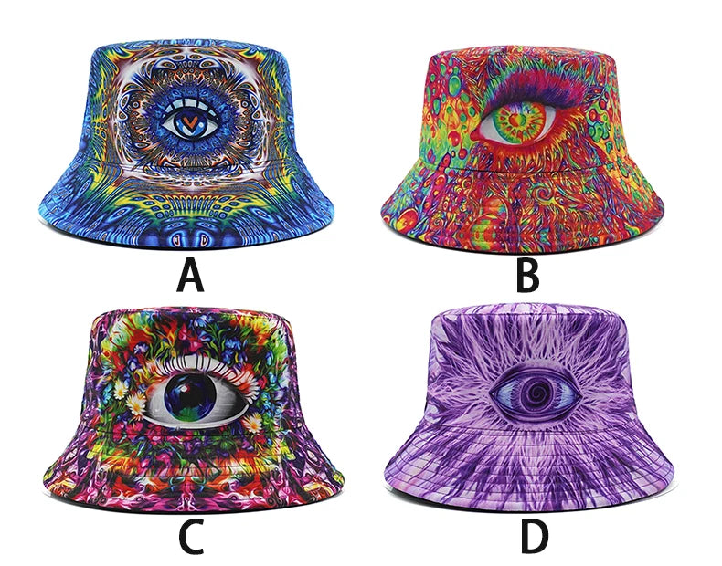 Psychedelic Eye Bucket Hat - Festigal