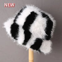 Faux Fur Bucket Hats - Festigal