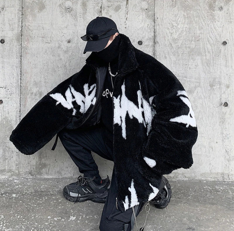 Men's Graffiti Fleeced Jacket - Festigal