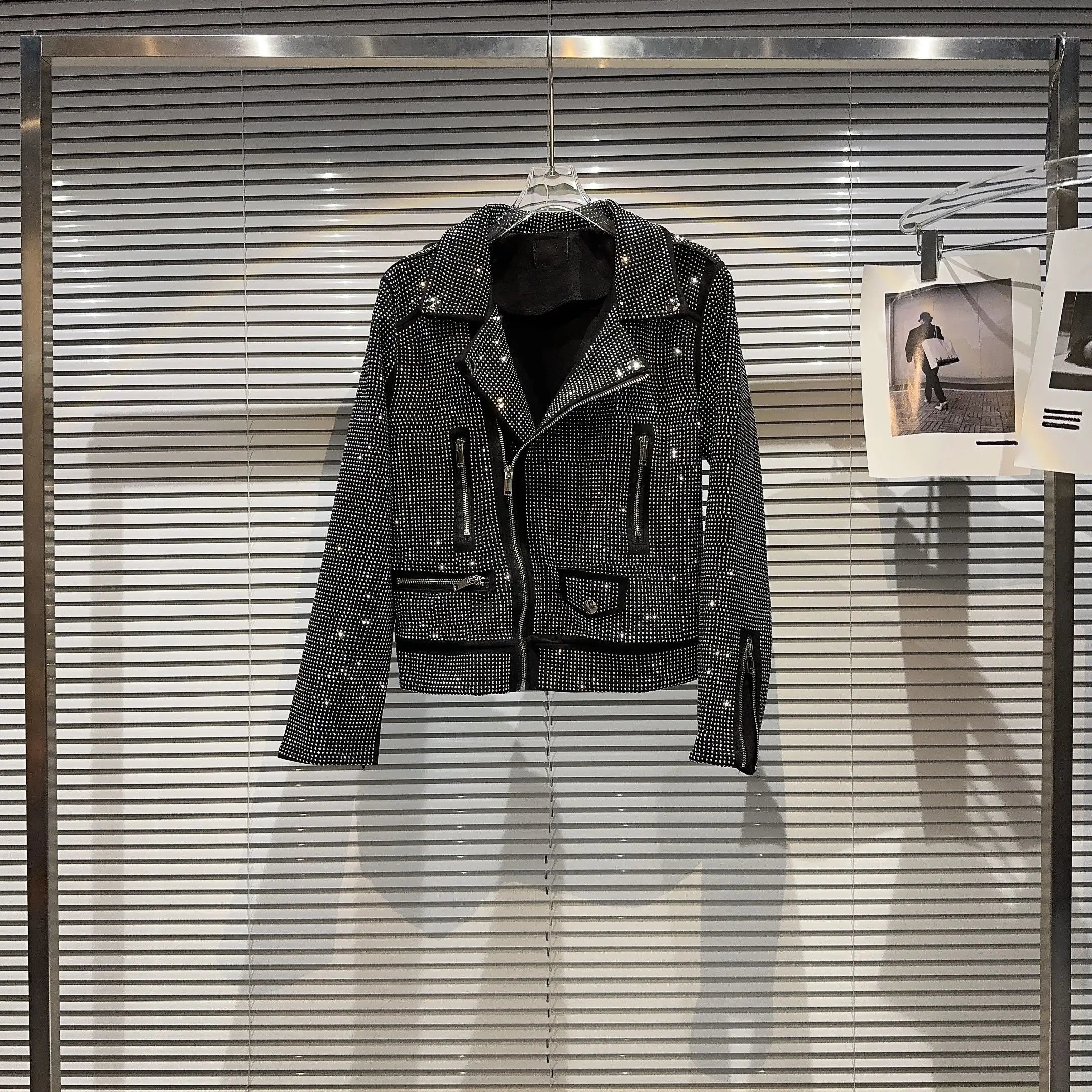 Sequin Biker Jacket - Festigal