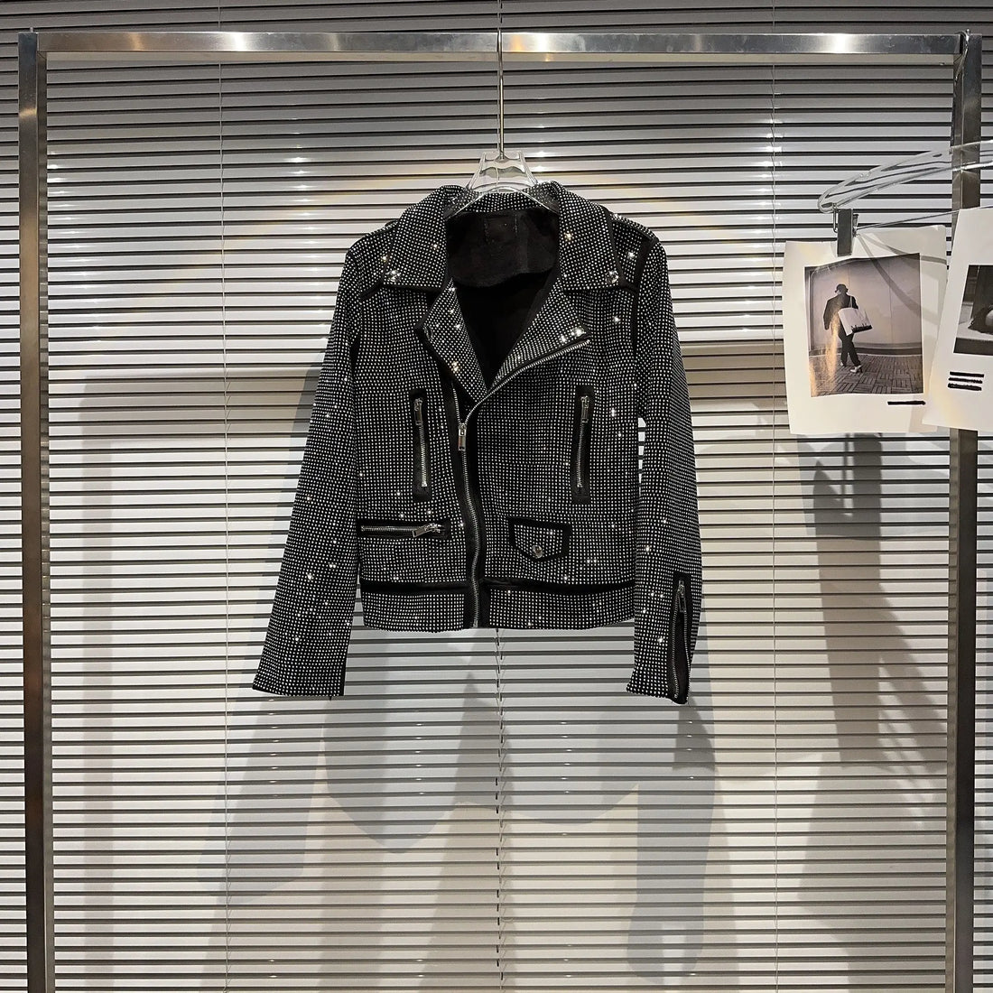 Sequin Biker Jacket - Festigal