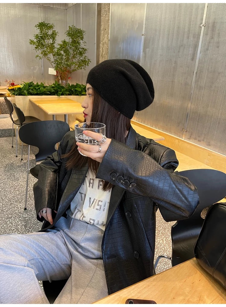 Crocodile Faux Leather Blazer - Festigal