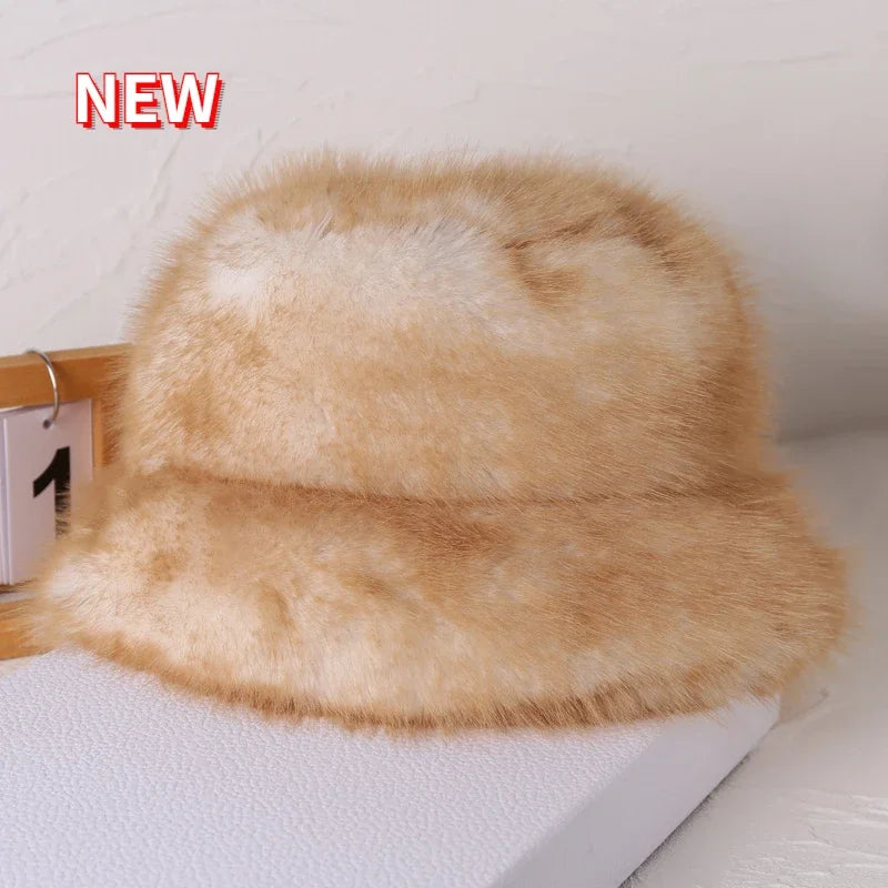 Faux Fur Bucket Hats - Festigal