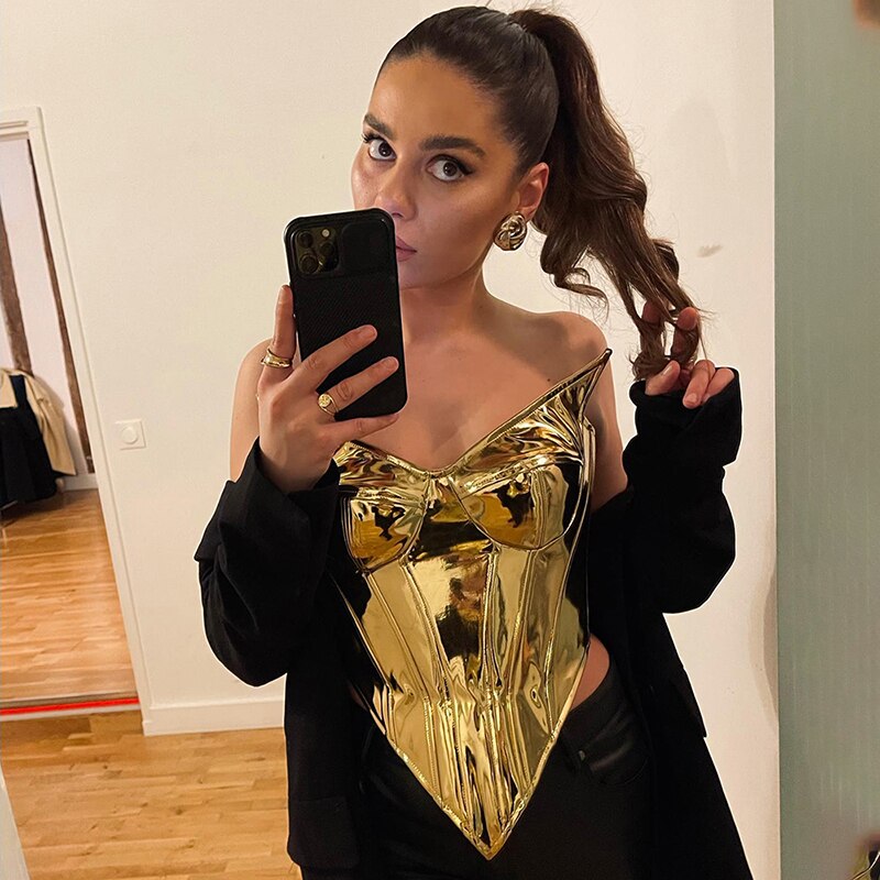 Statement Metallic Corset - Festigal