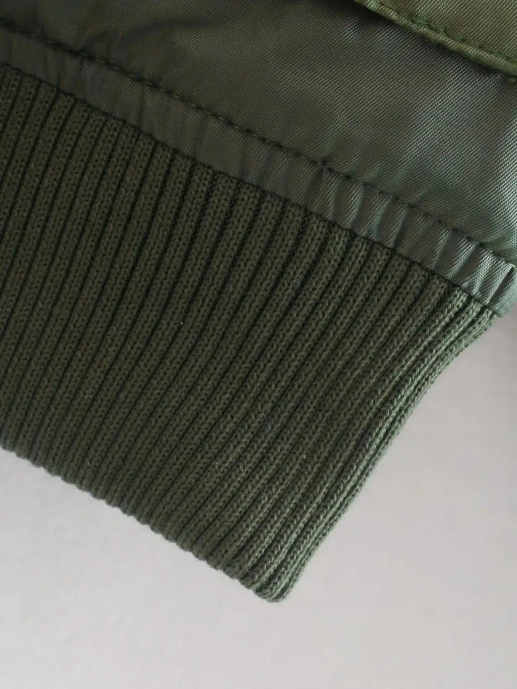 Indie Style Green Bomber Jacket - Festigal