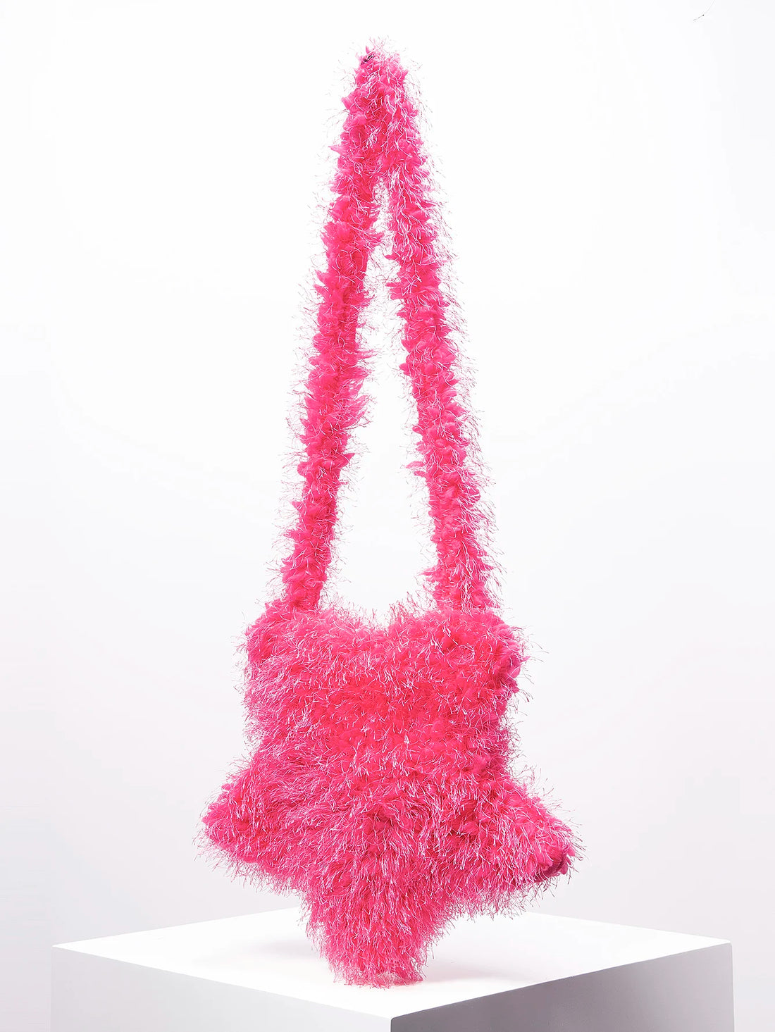 Faux Fur Star Crossbody Bag - Festigal
