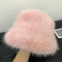 Faux Fur Bucket Hats - Festigal