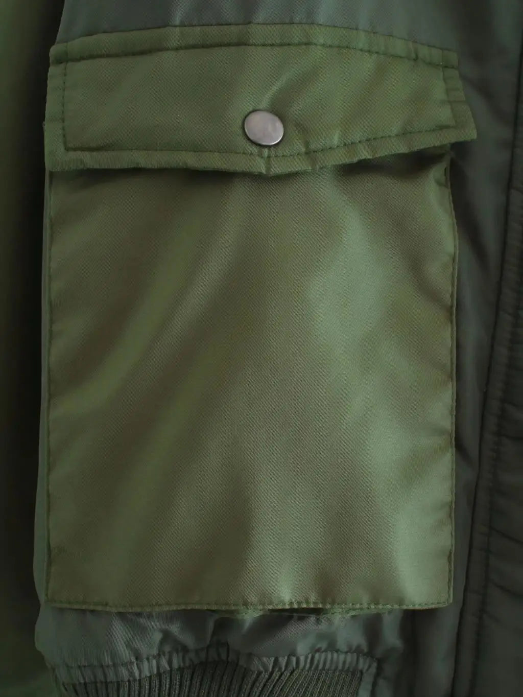 Indie Style Green Bomber Jacket - Festigal