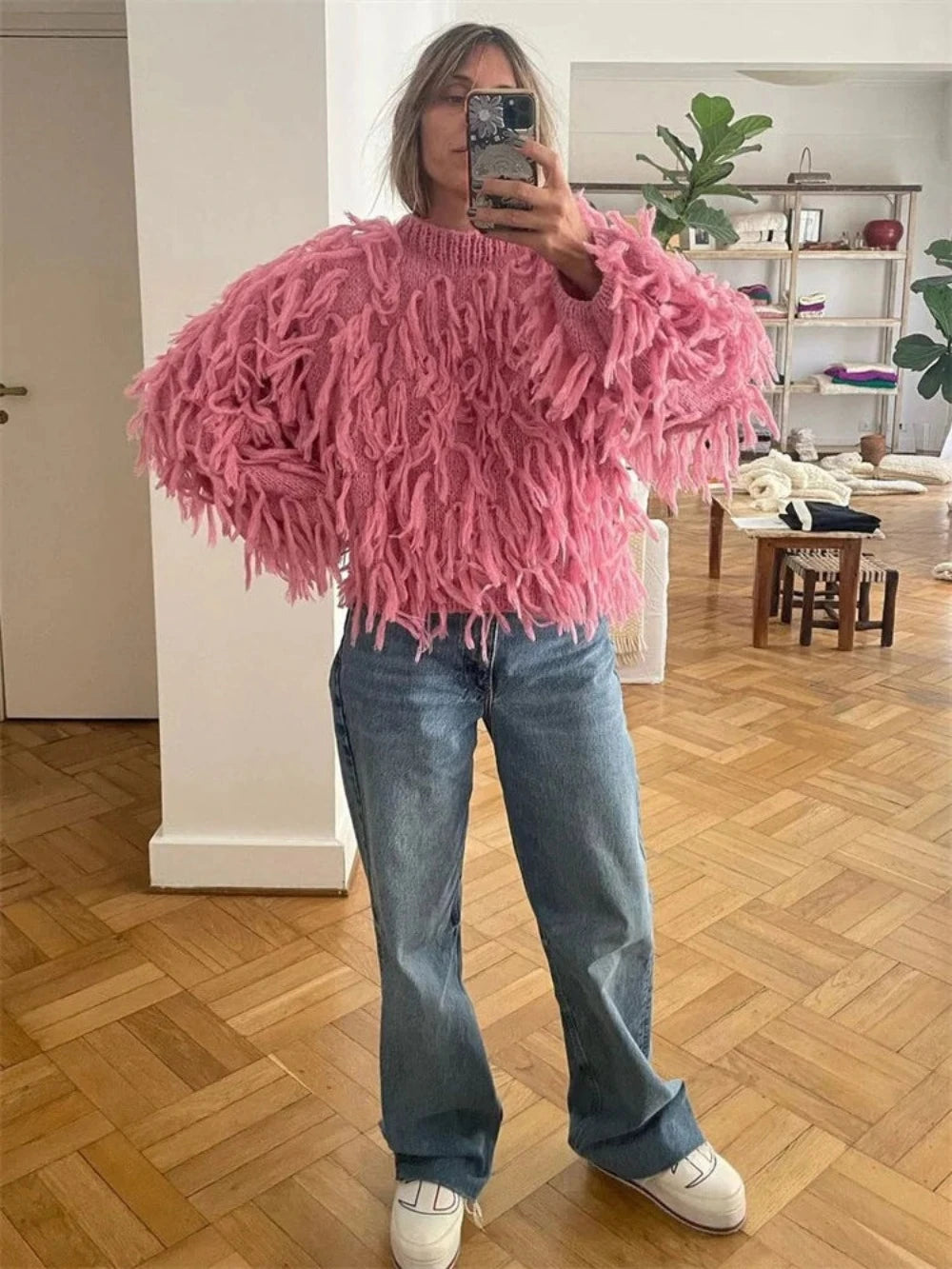 Exaggerated Tassel Sweater - Festigal