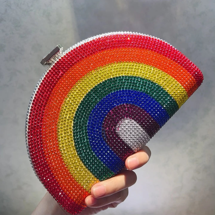 Rainbow Sequin Clutch Bag - Festigal