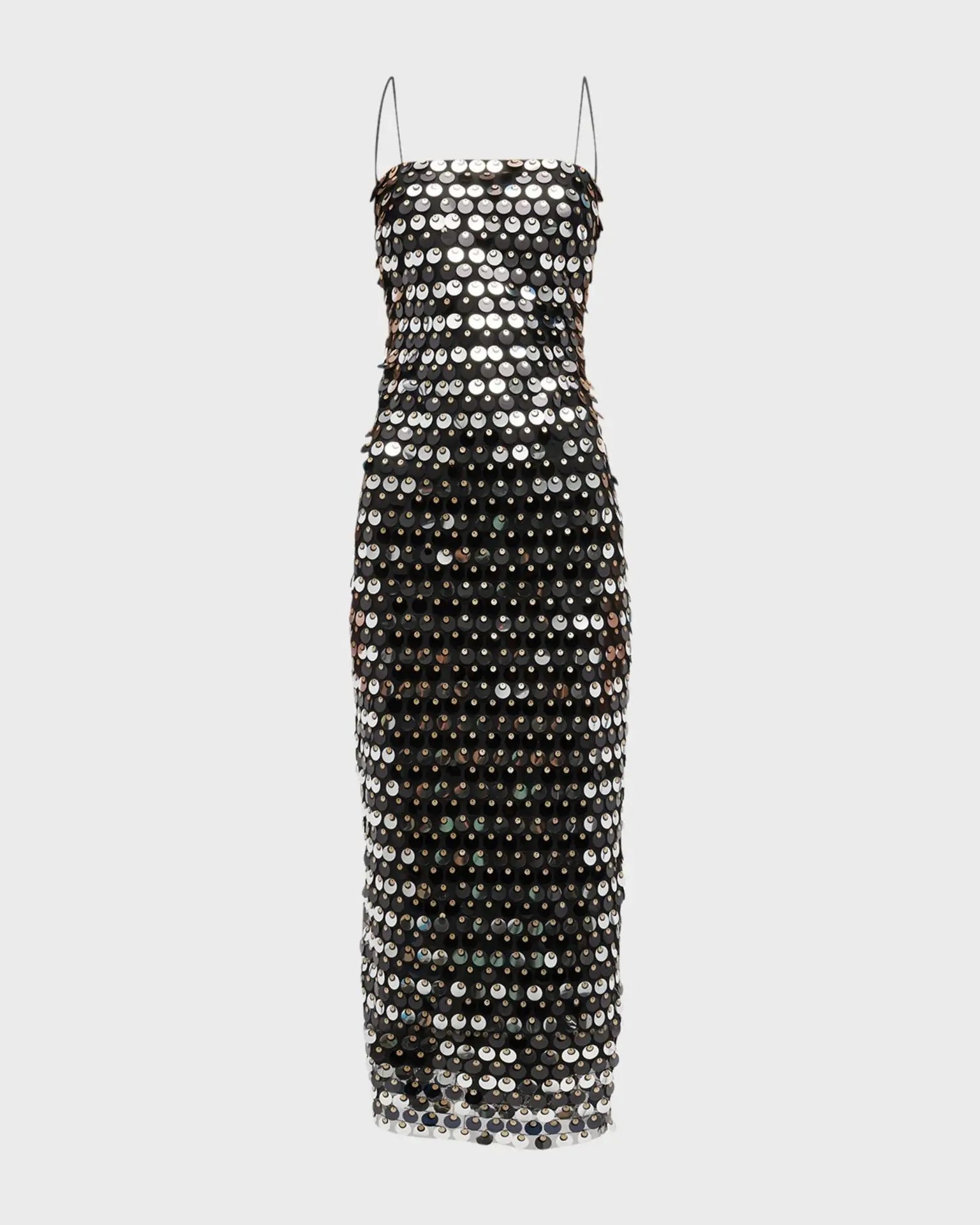 Holographic Sequin Maxi Dress - Festigal