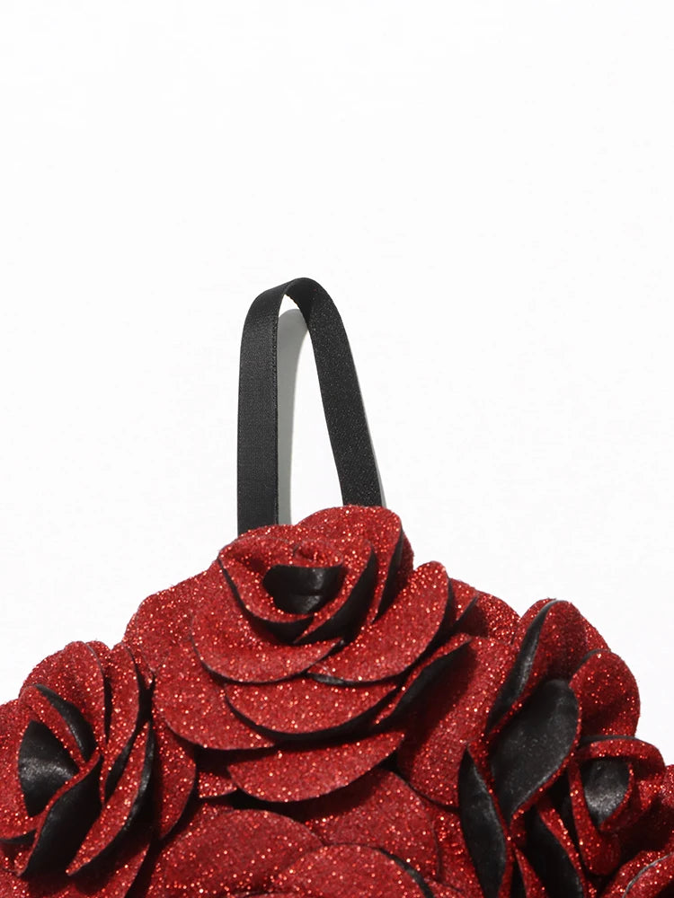 Rose Applique Corset - Festigal