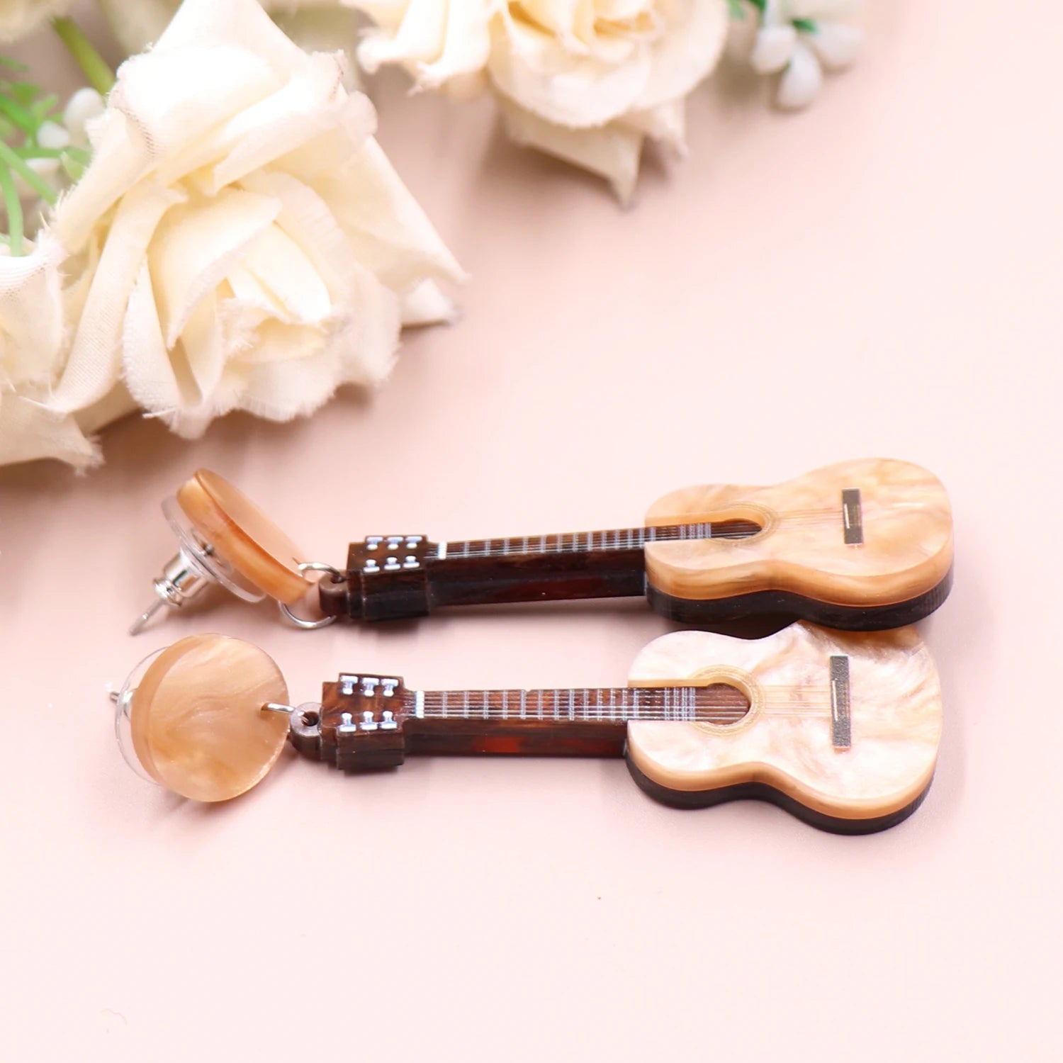 Acrylic Guitar Earrings - Festigal