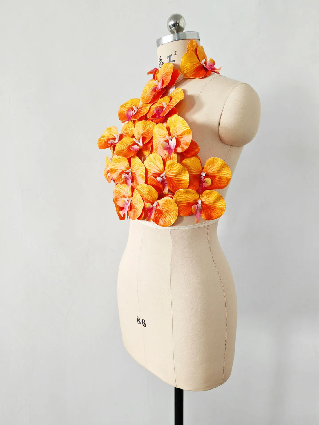 3D Flower Halterneck Top