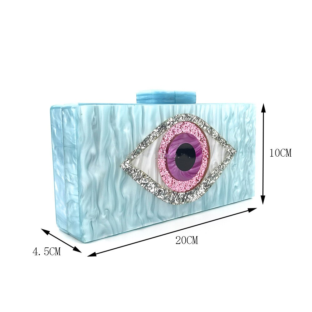 Pastel Acrylic Eye Clutch - Festigal