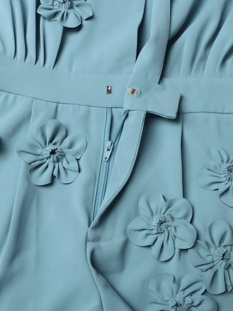 3D Floral Playsuit - Festigal