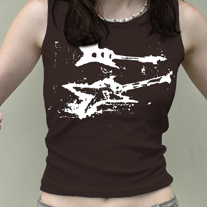 Guitar Print Tank Top - Festigal