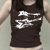 Guitar Print Tank Top - Festigal