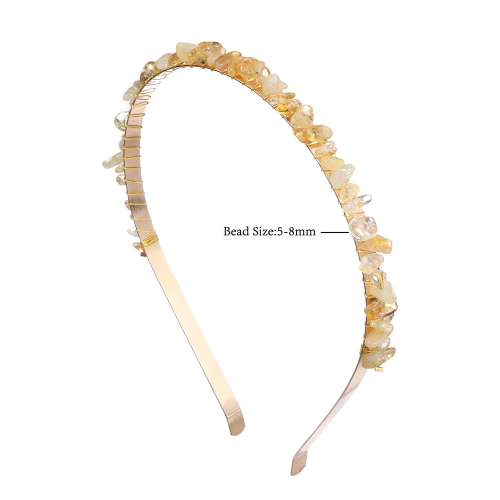 Crystal Chip Stone Hairband - Festigal