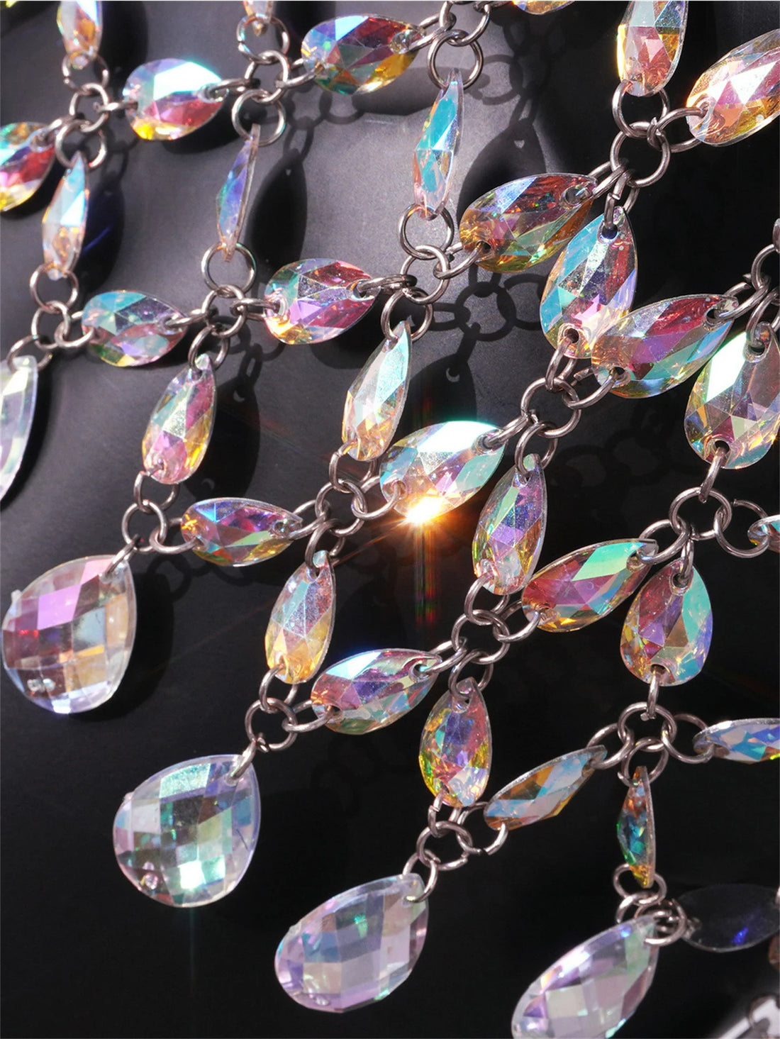 Hollow Out Rhinestone Top - Festigal