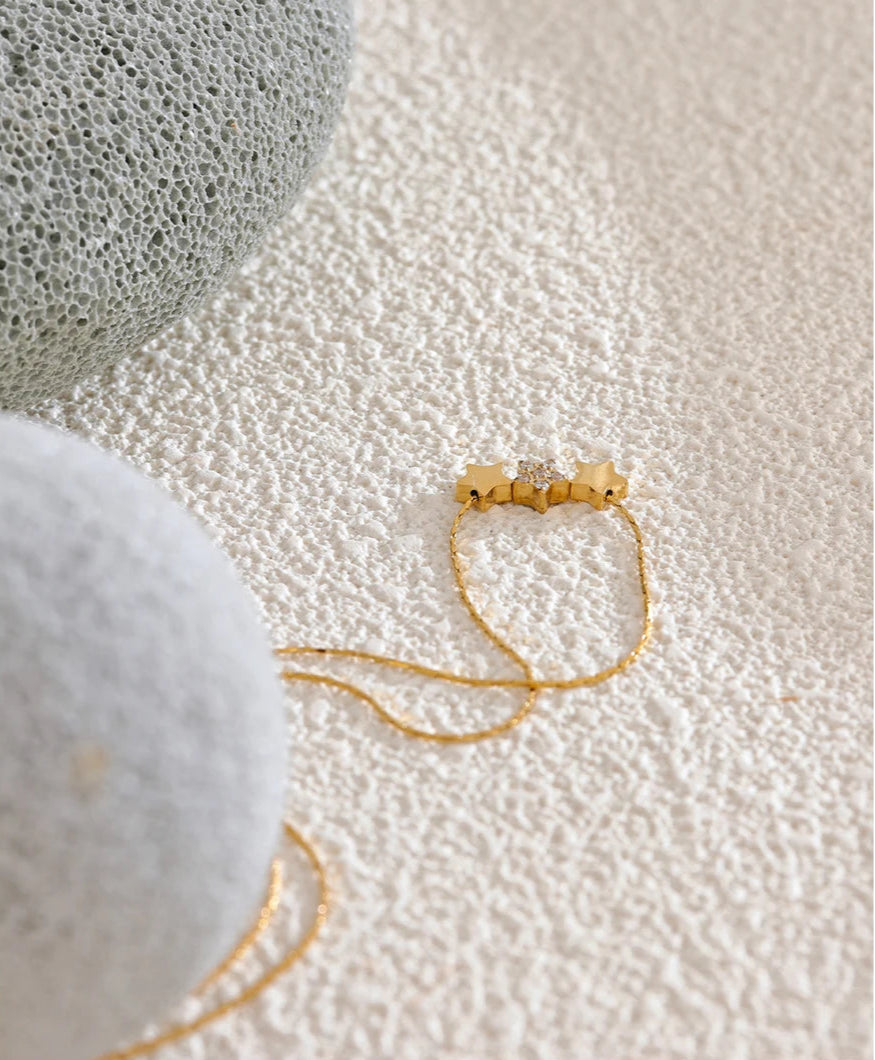 Trio Of Stars Necklace - Festigal