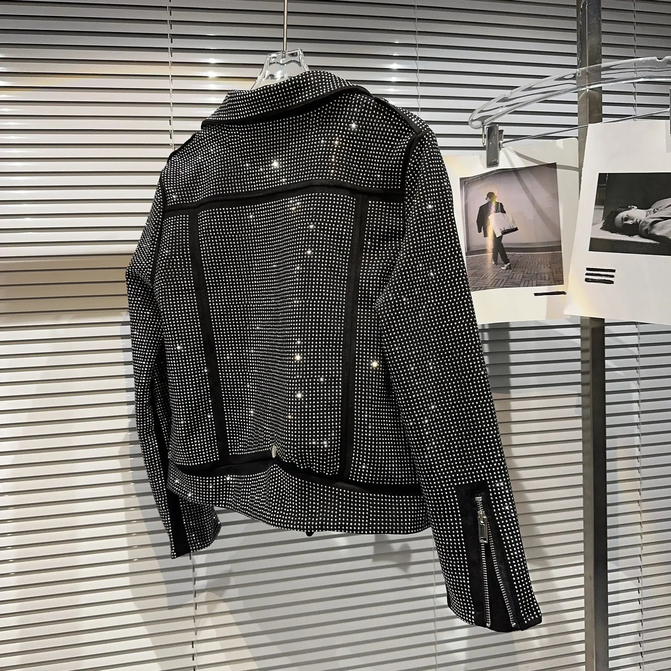 Sequin Biker Jacket - Festigal