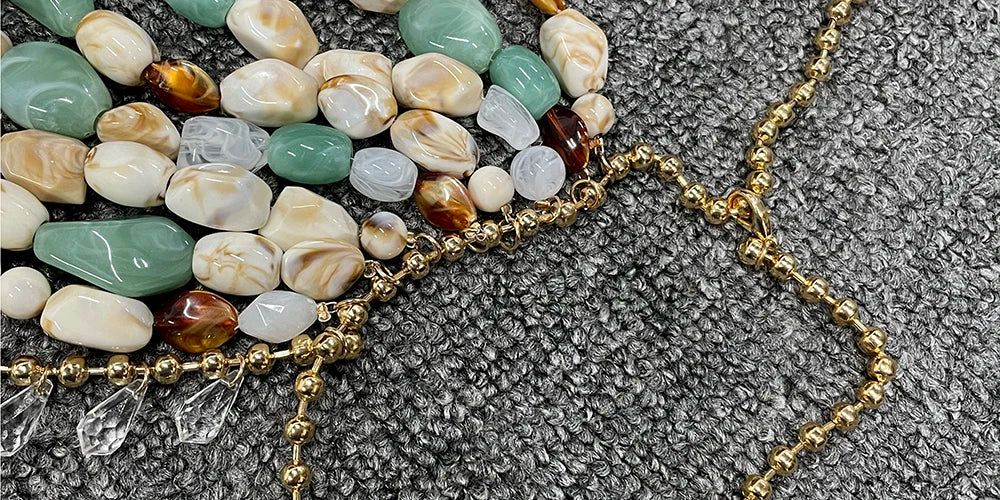 Beaded Tassel Halterneck Top - Festigal