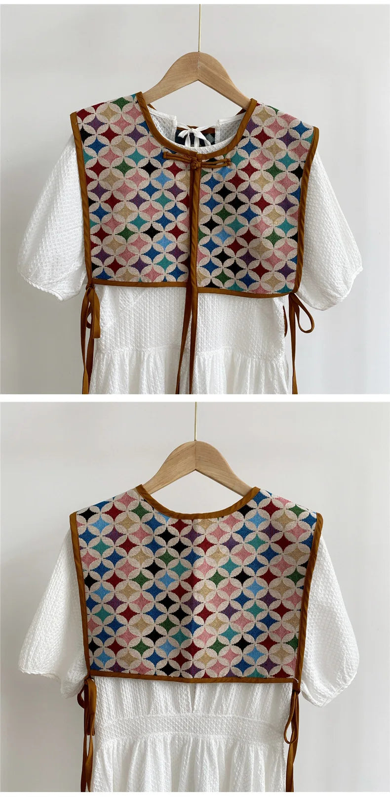 Embroidered Cropped Waistcoat - Boho Festival Layer