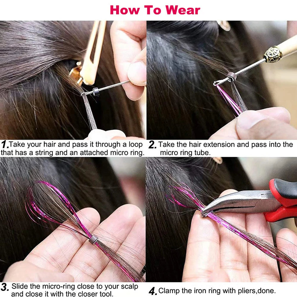 Tinsel Hair Extensions - Festigal