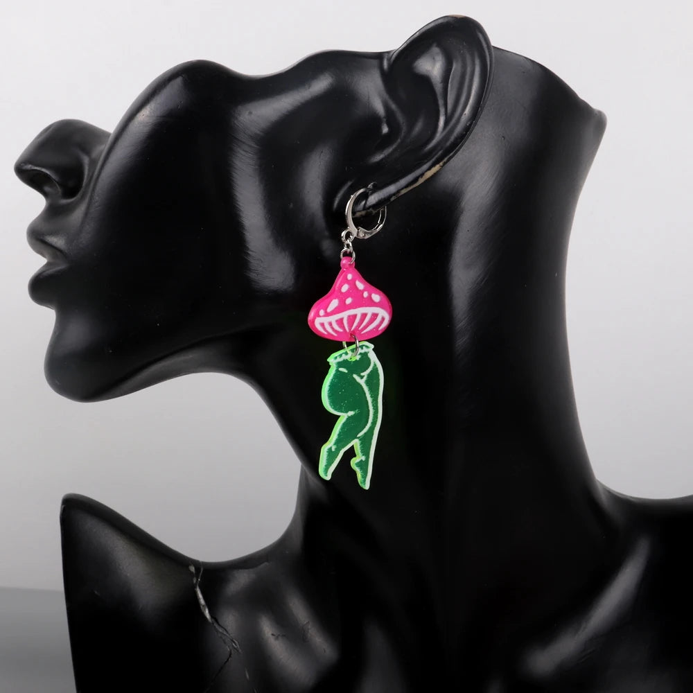Mushroom Lady Earrings - Festigal