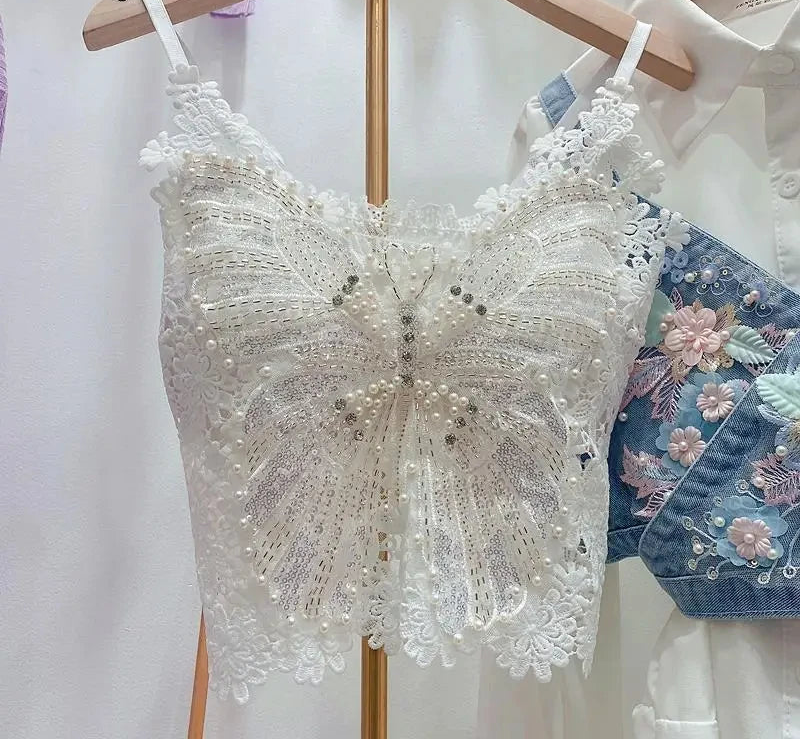 Lace Butterfly Top - Festigal