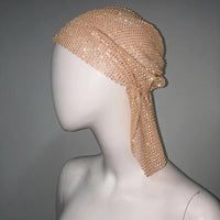 Rihanna Style Rhinestone Bandana - Festigal